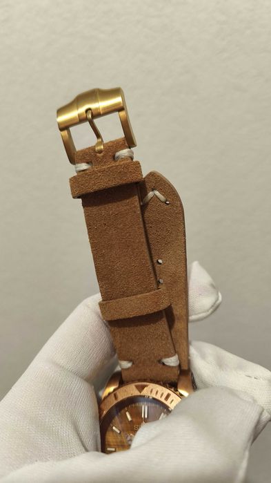 Ceas automatic Seiko modificat in stil Submariner, bronz