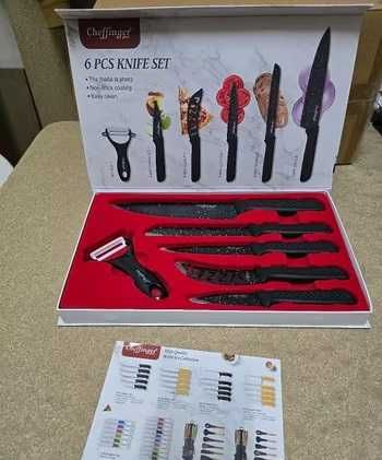 Комплект кухненски ножове 6 части, изработени от неръждаема стомана