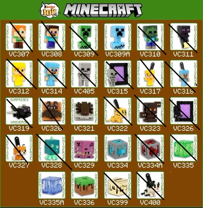 ОБМЕН ЛИБО ПРОДАЖА kinder joy minecraft