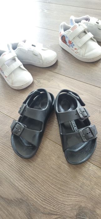Детски сандали Birkenstock 25, Adidas 23,  Polo 22