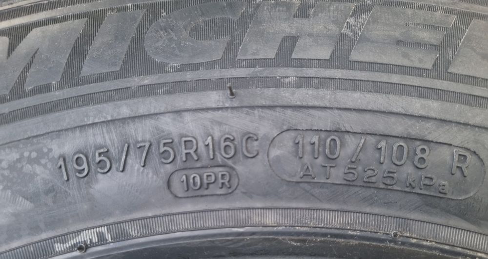 195/75 R16C, 110R, MICHELIN Alpin Agilis, Anvelope iarna M+S