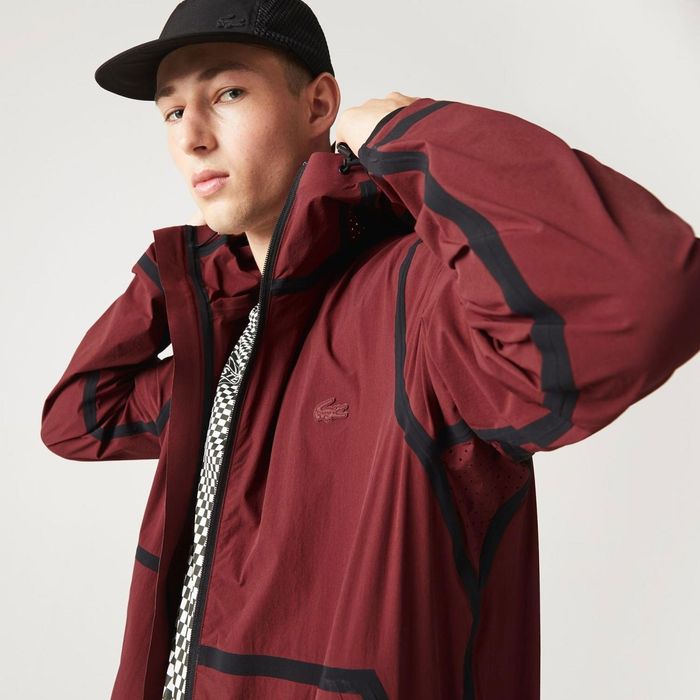 Lacoste Мъжко Яке Men's Hooded Lettering Light Zip Jacket