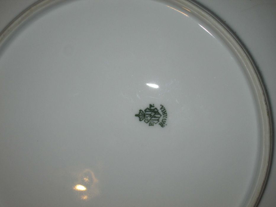 Farfurie portelan cu portretul Printului Luitpold al Bavariei.