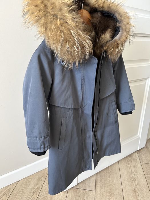 Стильная и очень теплая детская  парка