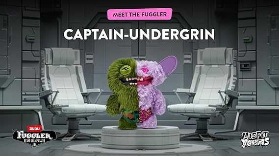 Fuggler Misfit Monsters 23 см Забавна плюшена играчка грозно чудовище (Граф Underoo