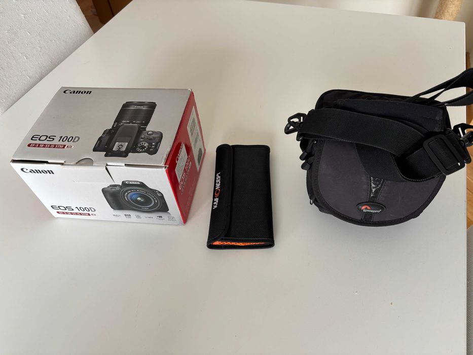 Canon EOS 100D EF-S 18-55 STM Kit + комплект Филтри K&F Concept