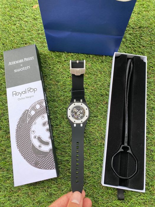 Ceas Ap x swatch ocho negro full box