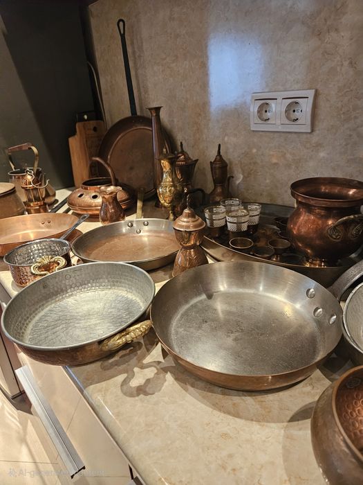 Медни тигани, чайници и др