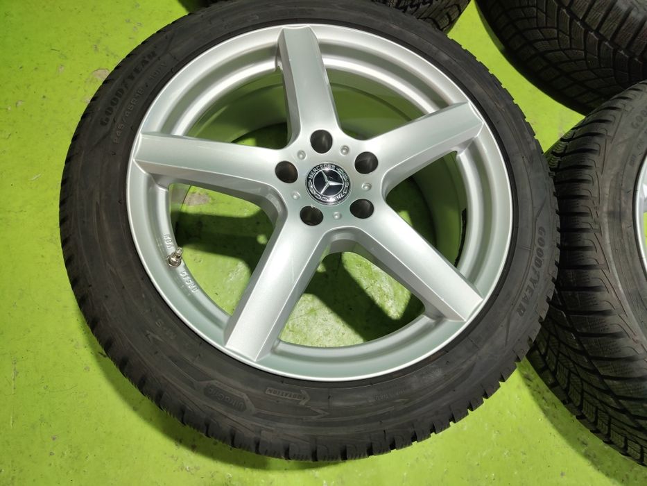 18 5x112 Mercedes E Class W213 зимен комплект джанти с гуми 5х112 Мерцедес 245/45/18 Goodyear