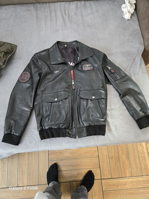 Geaca piele  Aeronautica Militare