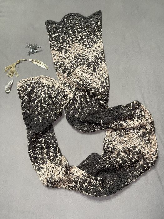 Шарфы шапки вязаные