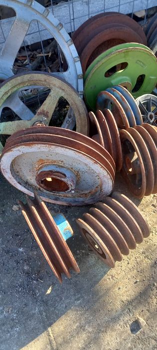 fulie diametru 350 mm 2 canale curea 22 mm