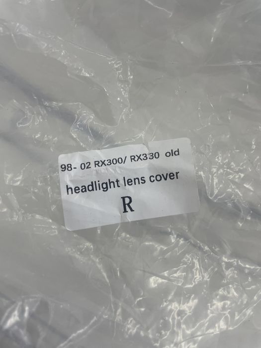 Пролам стекла фар rx300