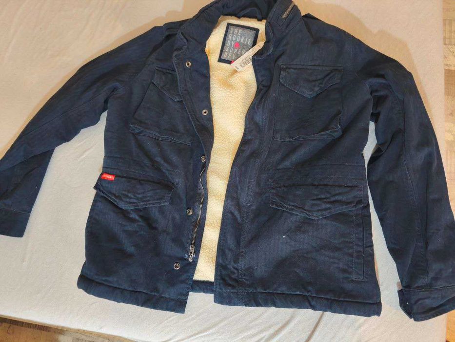 Superdry Rookie Дамско зимно военно яке - тъмносиньо