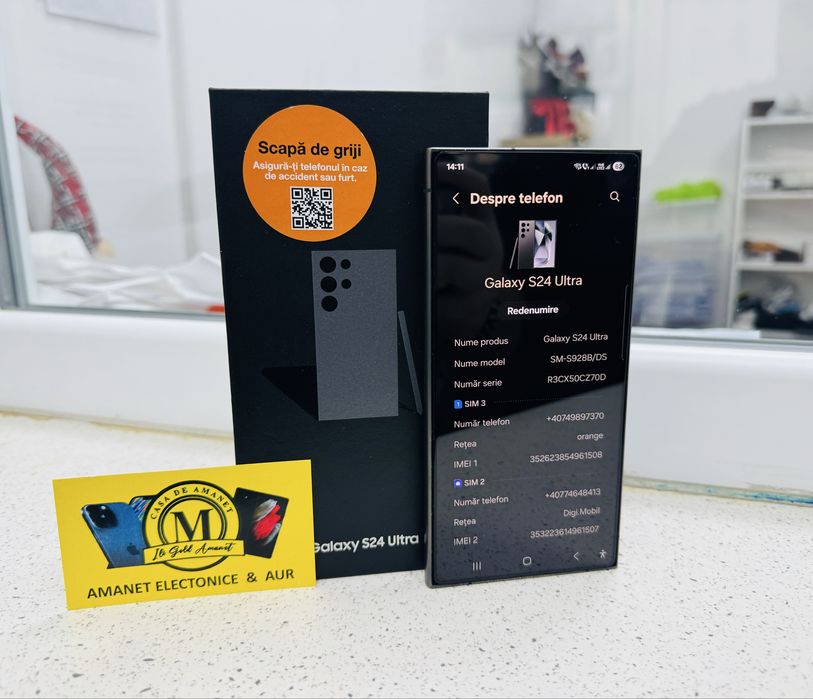 SAMSUNG S24 Ultra 512 GB 5G Ca Nou | Factura | Garantie