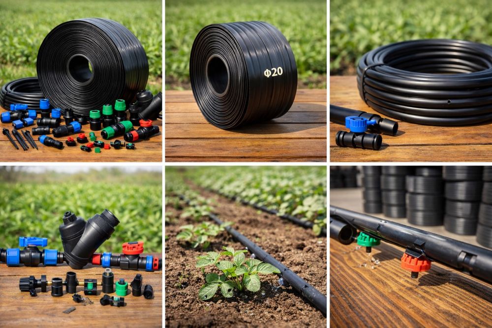 Капково напояване маркучи, тръби и фитинги Ф16–Ф90