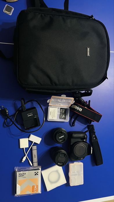 Canon EOS 600D + 2 объектива + полный комплект