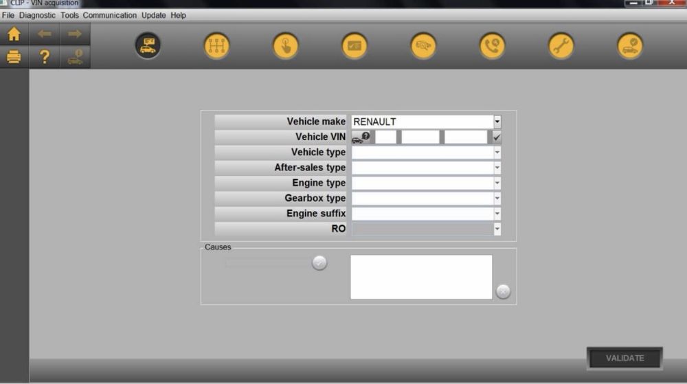 Tester/Diagnoza Dacia-Renault CanClip V222 din 2023+ Leptop Utilizat HP