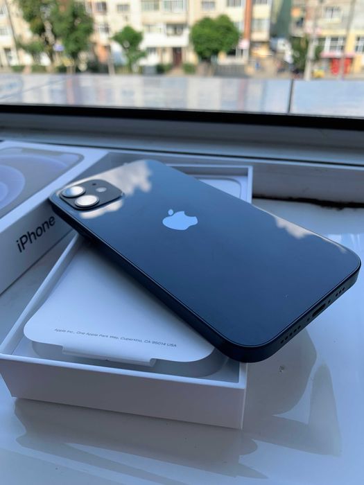 Telefon iPhone 12 Blue 256 GB ca NOU Impecabil in cutie 5G Liber