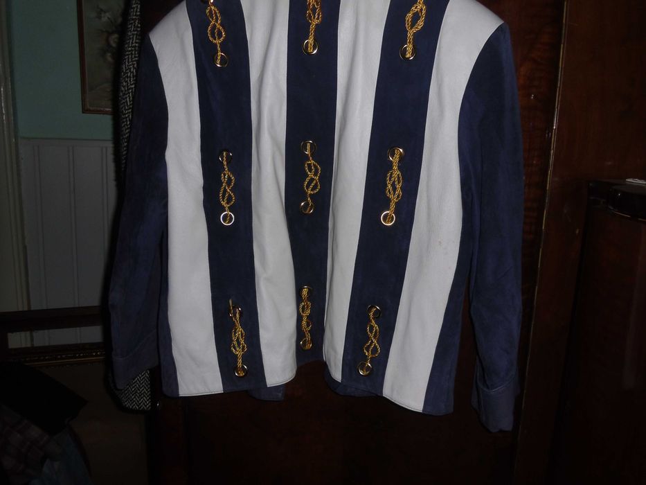 haina dama .piele naturala tip marinar