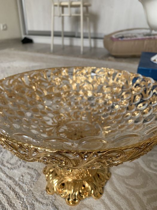 Мельхиорная фруктовница