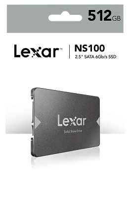 - Накопитель SSD 512GB Lexar 2.5 SATAIII
