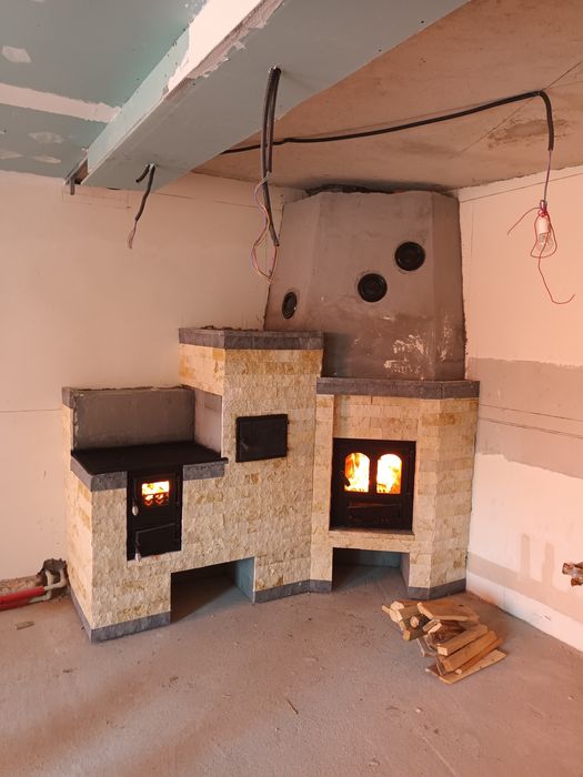 Seminee tip centrala și barbeque