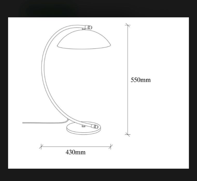 Lampa de masa culoare negru/ auriu