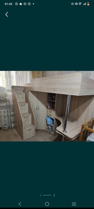 Продам кровать чердак