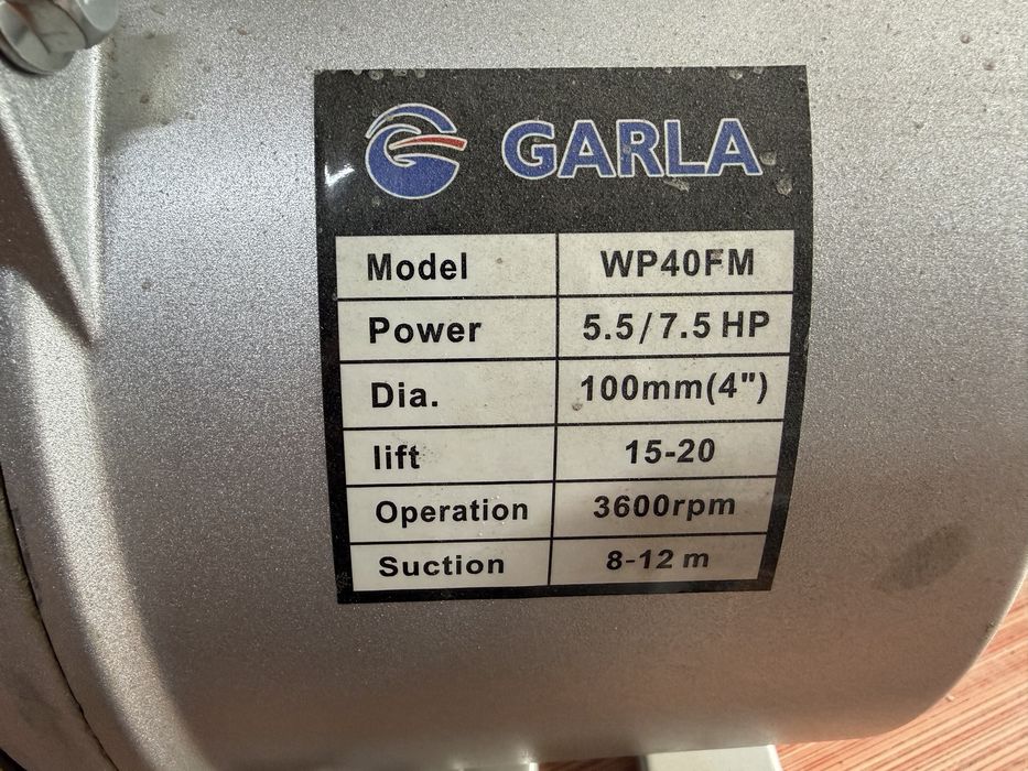 Мотопомпа для откачки воды!!