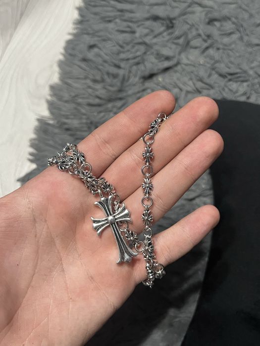 Chrome Hearts Cross Pendant Chain Opium