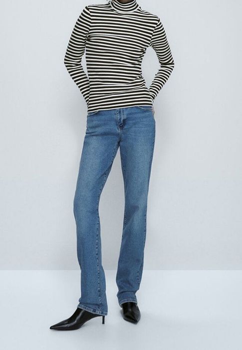 Блуза с поло яка massimo dutti