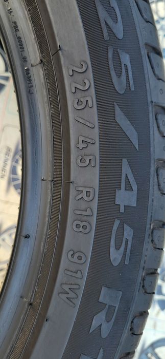 4 anvelope 225 45 18 pirelli p7 2020 6mm