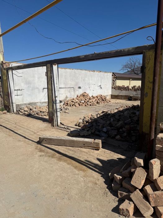 Ворота на гараж с рамками