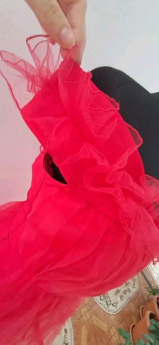 Rochie rosie eleganta