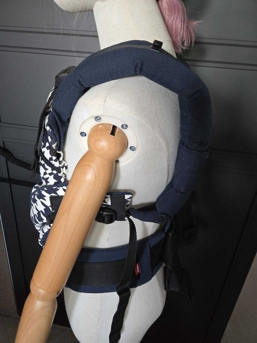 Marsupiu Copii Manduca XT Pepita Navy/ pana la 20 Kg / 3 pozitii