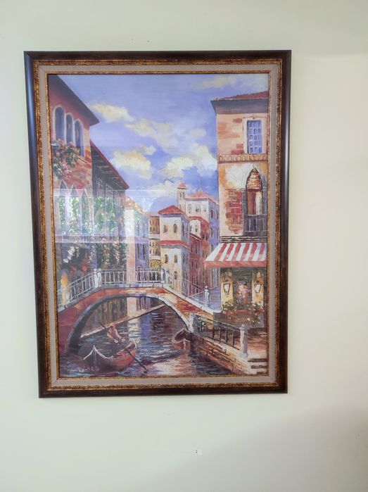 Картини, смесена техника и масло.