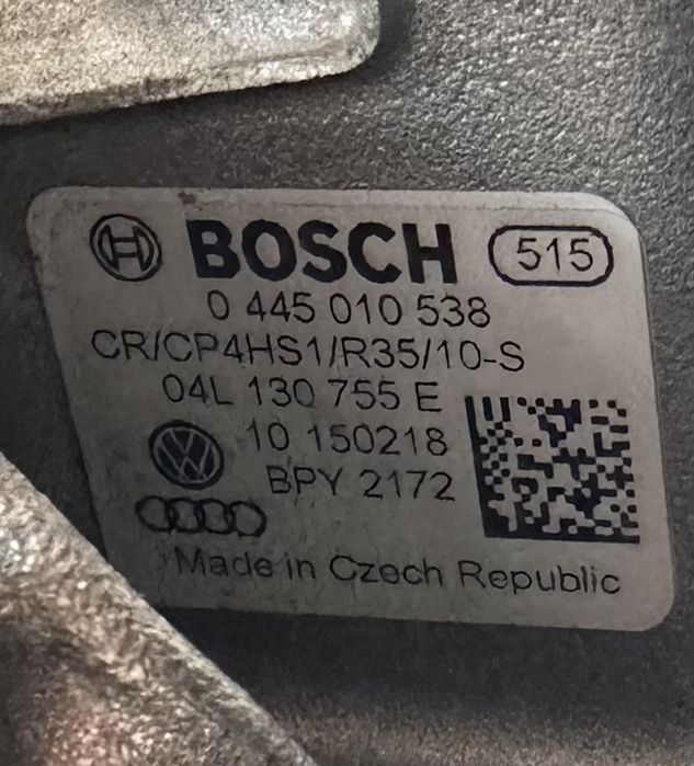 Kit injectie Audi A4, A5, Q5 Euro 6, 2.0 TDI DEU / DET