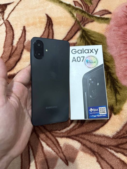 Samsung Galaxy A07 8/128GB Black 2025 Igravoy Karobka Holati Yaxshi