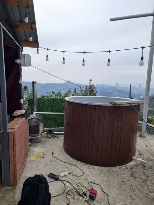 Купель  джакузи баня