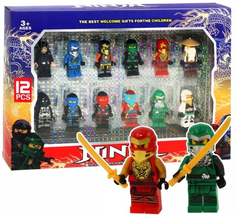Set NinjaGo 12 figurine