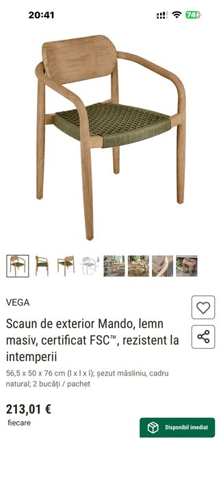 Scaune / Scaune terasa