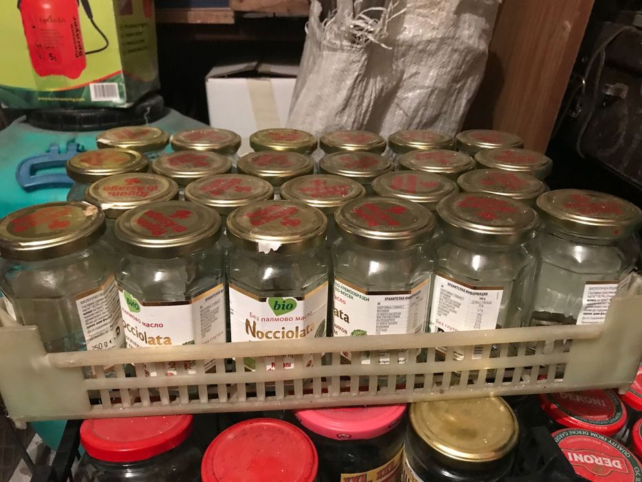 Стъклени буркани -  различни размери и форми