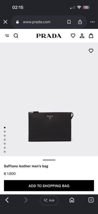 Prada Clutch Чанта