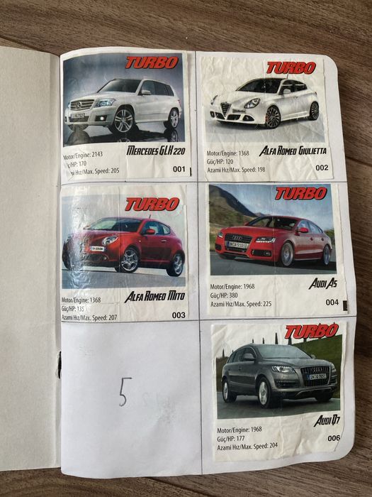 Colectie de poze cu masini, gume Turbo