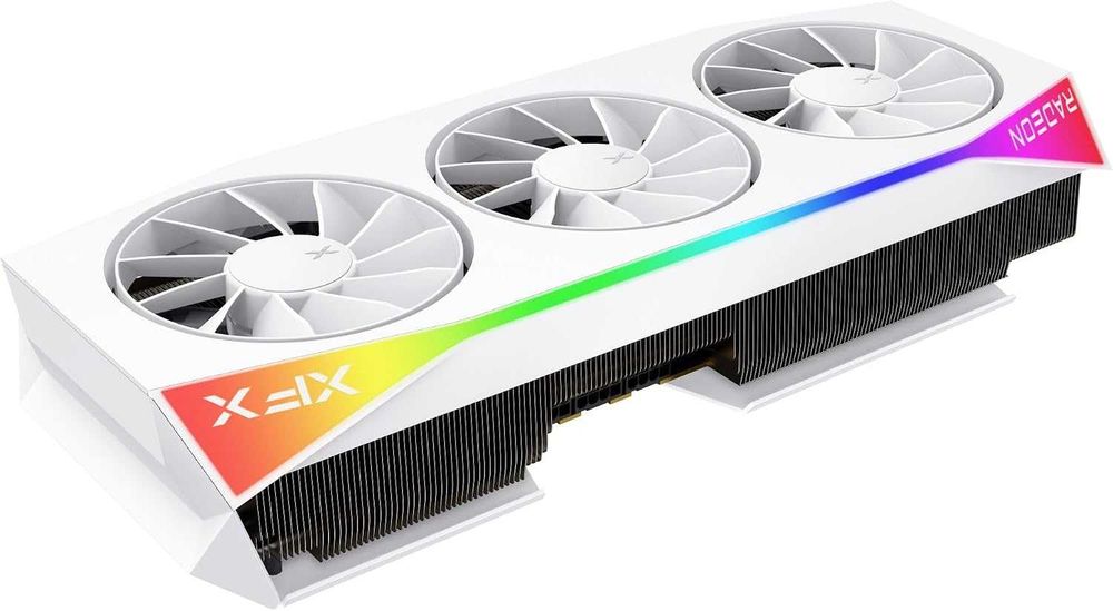 Видео Карта XFX Mercury RX 9070XT OC White Gaming Edition with RGB 16 GB, GDDR6