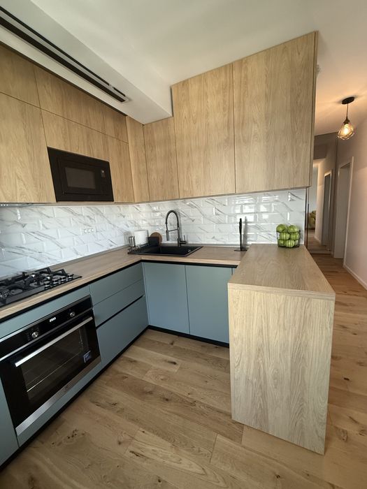 Apartament 2 camere modern | Bloc nou | Complet mobilat și utilat | Centrală proprie | Loc de parcare