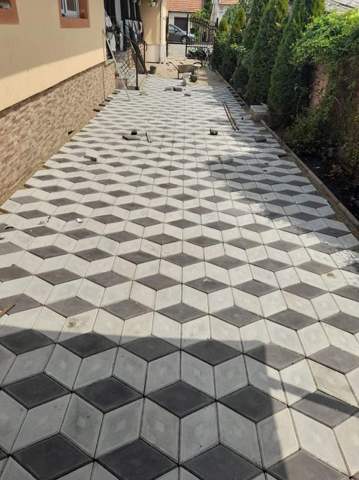 Oferta pavaje si pavele model Solzi antiderapant de la 39lei mp montaj