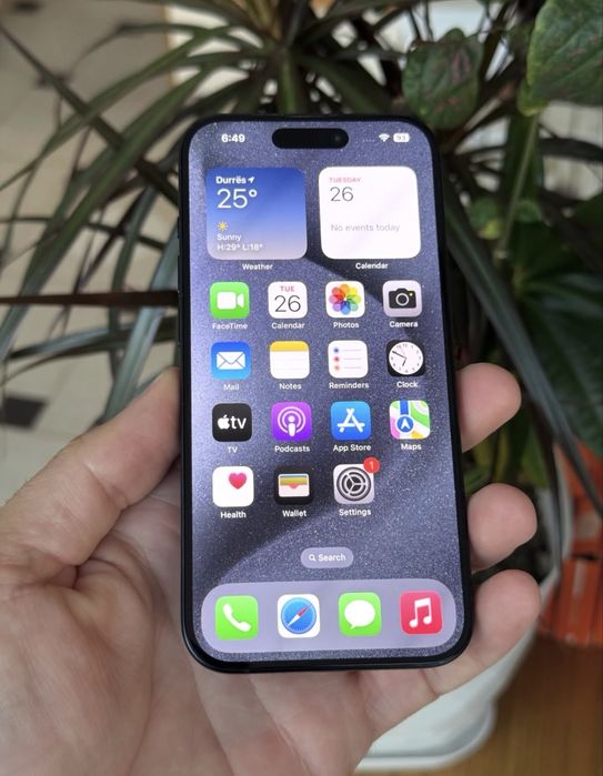 iPhone 15 Pro 128Gb Natural Blue Akk: 80% Kelwamiz