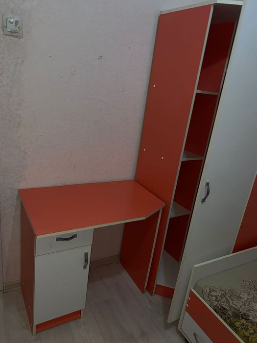 Детский спальный Кровать шкаф парта